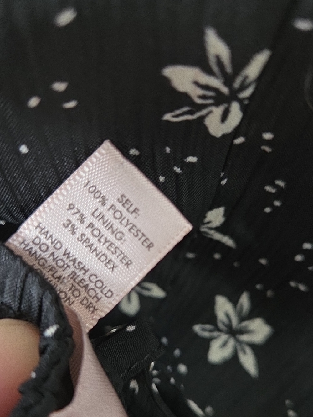Willow + Root Black Floral Mini Dress - Picture 6 of 7